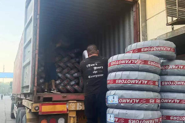 Mixed loading and shipping passenger car tires
