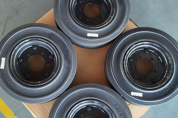 Solid tire samples shipped to Uzbekistan