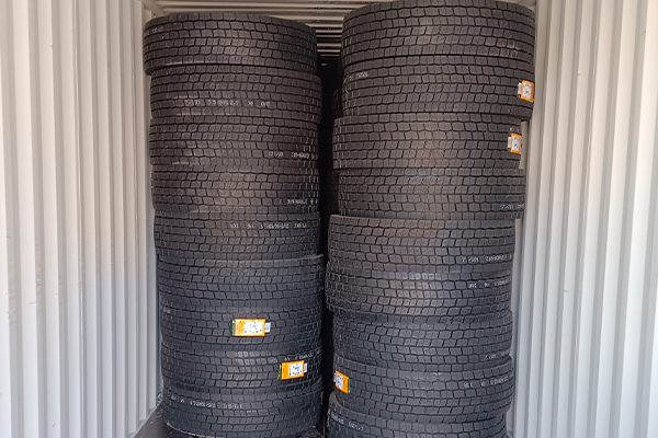 Truck tires shipped to Armenia