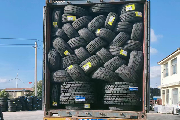 Truck tires + passenger car tires shipped to Tajikistan