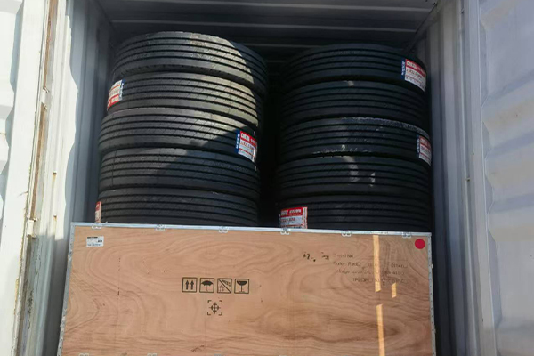 Truck tires shipped to Fiji