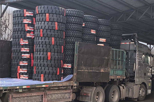 Mining tires shipped to Central Asia