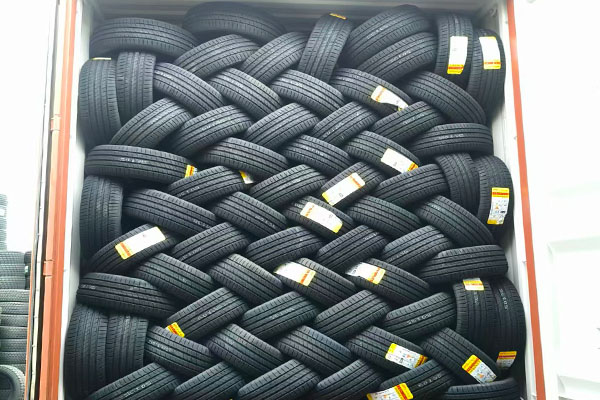 Passenger car tyres shipped to Brazil